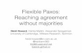 Flexible Paxos: Reaching agreement without majorities