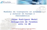 Medidas de transporte en autobus y autocar en Europa e Iberoamérica