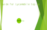 Guide for Lycamobile topup on-the-go with Kwikpay app