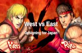 West vs East: Designing for Japan