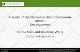 A study of the characteristics of Behaviour Driven Development