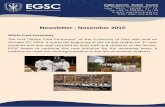 EGSC Newsletter November - 2016