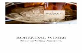 Rosendal Wines - Marketing Function