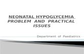 Neonatal  hypoglycaemia