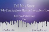 Storytelling and Data by Erica McGillivray