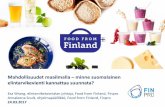 Mahdollisuudet eri markkinoilla – minne suomalainen elintarvikevienti kannattaa suunnata?