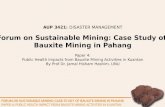 Review on public health effect from bauxite mining