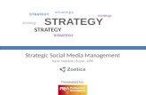 Strategic Social Media Management March 2010