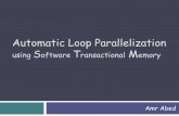 Automatic Loop Parallelization using STM