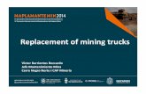 Replacement of mining truck