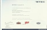IHCD FPOS(I) BTEC Level 2 Cetificate