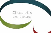Imaging biomarkers in Clinical trials