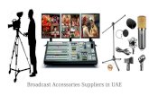 Broadcast Accessories Suppliers in UAE | Broadcast Equipments