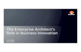 The enterprise architect’s role in business innovation