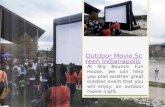 Outdoor movie screen indianapolis