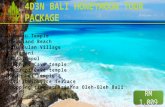 4 days 3 nights bali honeymoon package + bali spiritual temples tour