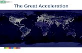 the Great acceleration  de International Geosphere-Biosphere Programme