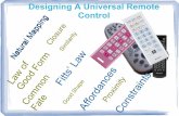 Ass. 4 designing a universal remote