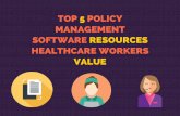Top 5 Policy Management Software Resources Healthcare Workers Value