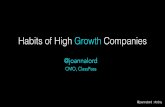 Habits of High Growth Companies