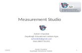 Measurement Studio by Mr. Ashish chandiok