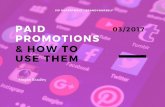 Paid Promotions -- VIP Department, BrandYourself