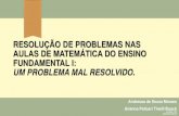Resolução de problemas em aula de matemática   um problema mal resolvido
