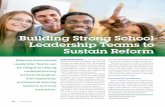 Building Strong School Leadership Teams to Sustain Reform