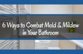 6 Ways to Combat Mold & Mildew in Your Bathroom