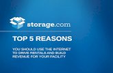 Top 5 Reasons Storage Facilities Should Use the Internet to Build Revenue