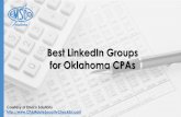 Best LinkedIn Groups for Oklahoma CPAs (SlideShare)