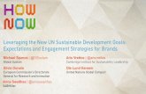 Leveraging the New UN Sustainable Development Goals: Expectations and Engagement Strategies for Brands