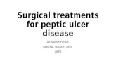 Surgical treatment for peptic ulcer disease
