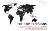 Top10 signs enterprise-unifed-communications