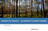 Diversity of thought - An antidote to group thinking