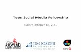 LA Teen Social Media Fellowship Kickoff, October 2015