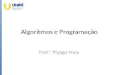 Algoritmos e Programação - 2016.2 - Aula 5
