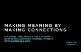 Making Meaning By Making Connections