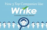 How Top Companies Use Wrike: 5 Customer Success Stories