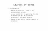 3.2 sourced of error