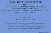 Undergraduate Post Data presentation