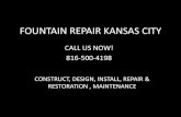 Fountain Repairs Kansas City 816-500-4198