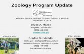 Zoology 2015 Update Montana Natural Heritage Program