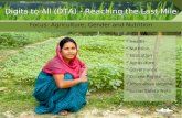 Digits to All - Gender Agriculture and Nutrition