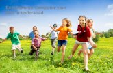 Best Summer Camps for your Kids in Hyderabad