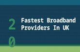 20 Fastest Broadband Providers in UK