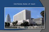 California Rules of the Court 1.42