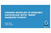 Finding Needles in Genomic Haystacks with “Wide” Random Forest: Spark Summit East talk by Piotr Szul