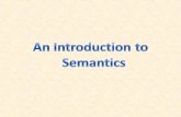 An introduction to semantics