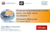 Diaporama conférence de Jancovici - Visiatome de Marcoule - 13 mars 2017